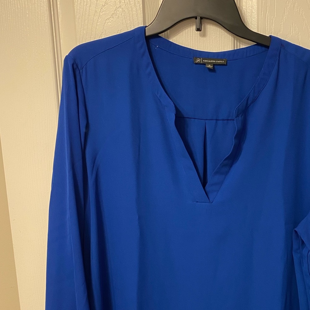 royal blue blouse